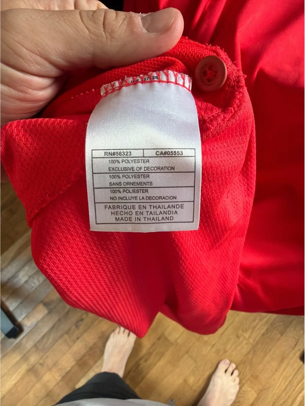 XL - Men - Nike Dri-FIT UV Red Polo Golf
